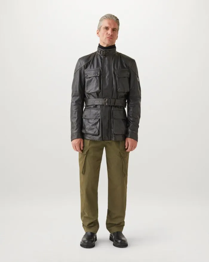 Leather Jackets Men Belstaff Legacy Trialmaster Panther Jacket Antique Black Leather Jackets Men Belstaff Legacy Trialmaster Panther Jacket Antique Black