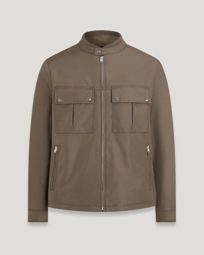 Lightweight Jackets Men Belstaff Drill Jacket Clay Brown