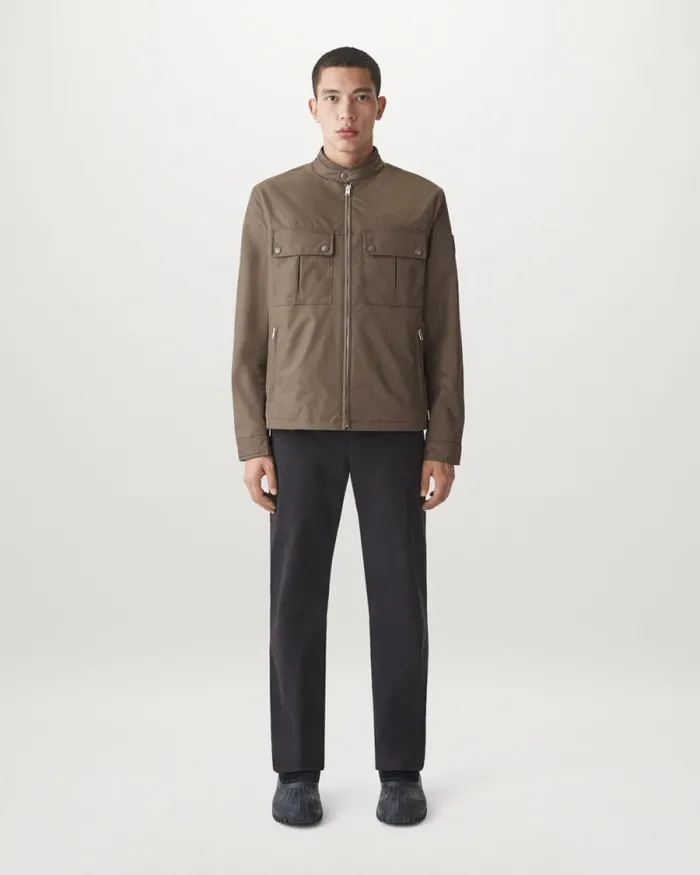 Lightweight Jackets Men Belstaff Drill Jacket Clay Brown