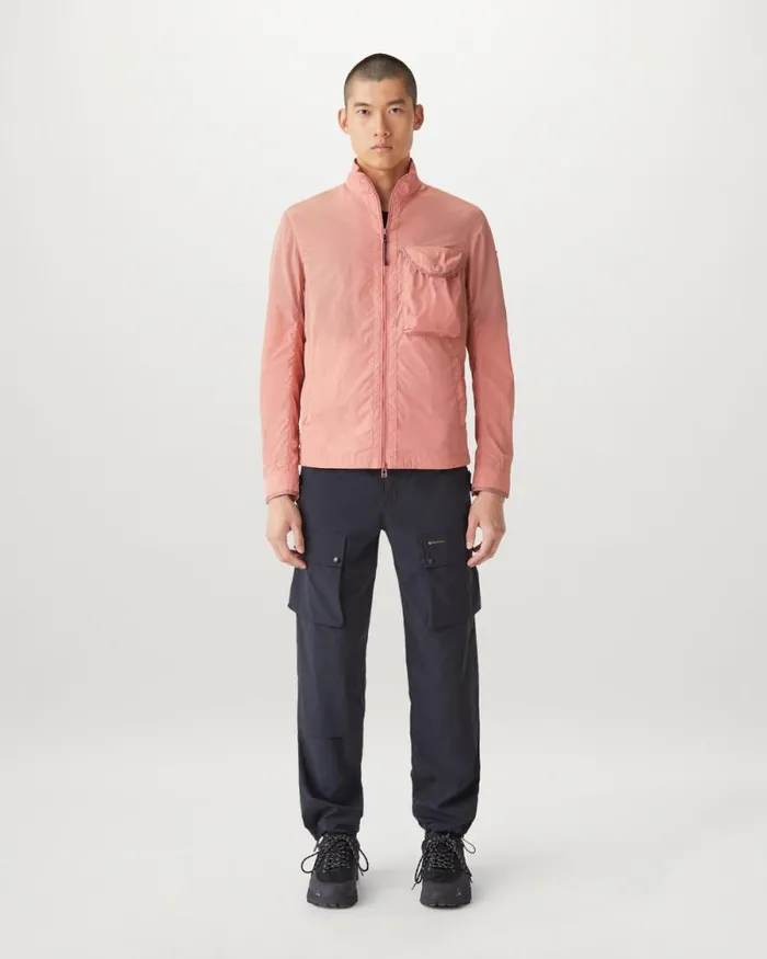 Lightweight Jackets Men Belstaff Quarter Overshirt Rust Pink