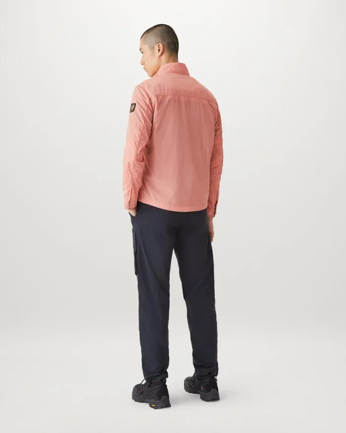 Lightweight Jackets Men Belstaff Quarter Overshirt Rust Pink