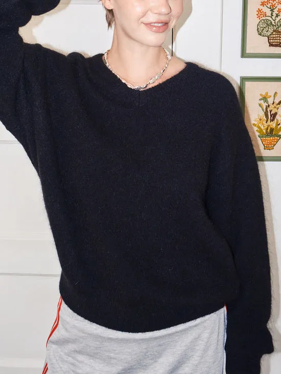 Lisa Says Gah James Sweater Blk Women Tops