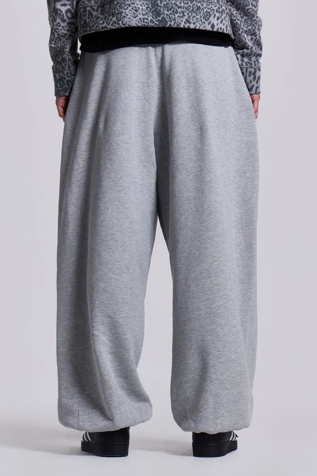 Loungewear Shop Grey Marl Cuffed Monster Jogger Jaded London Men
