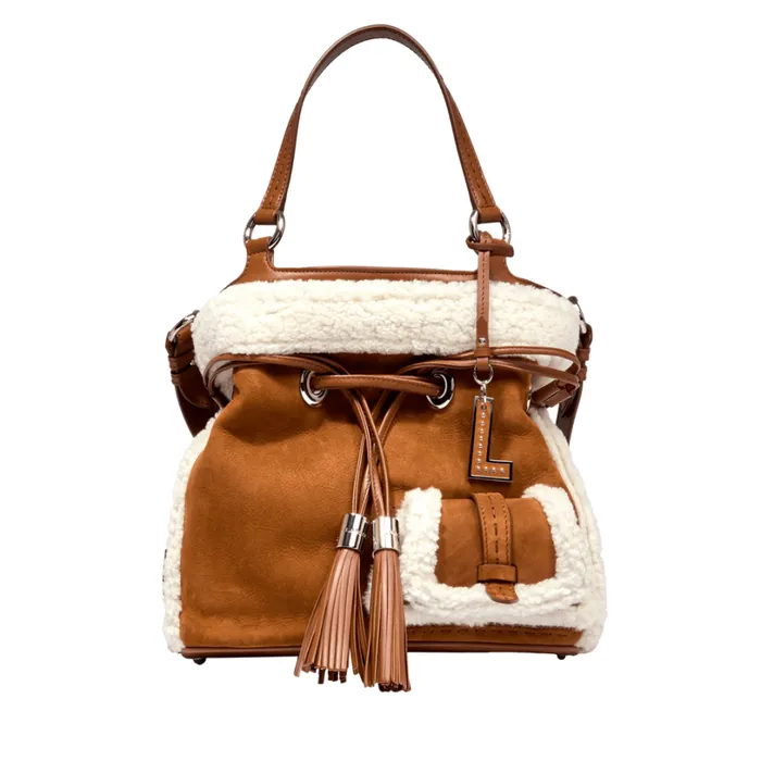 M Bucket Bag Chestnut Women Lancel Shoulder Bags