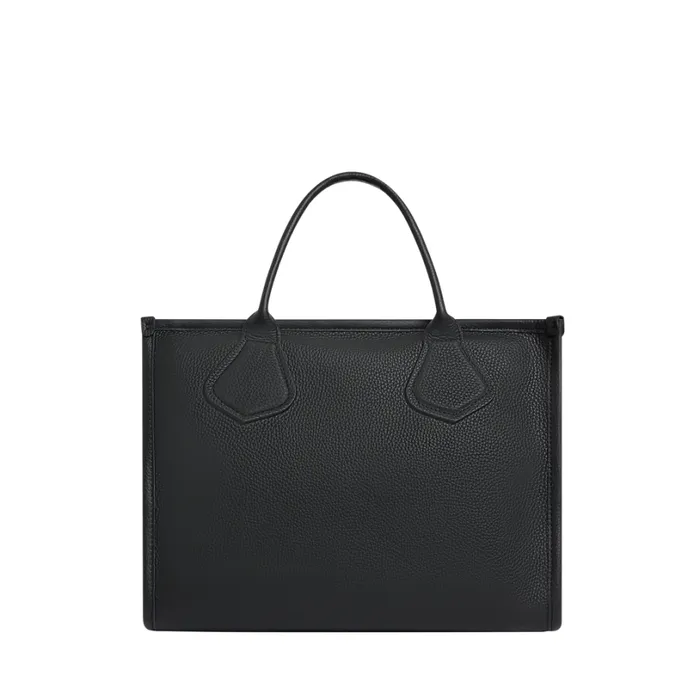 M Zip Tote Black Women Lancel Hand Bags