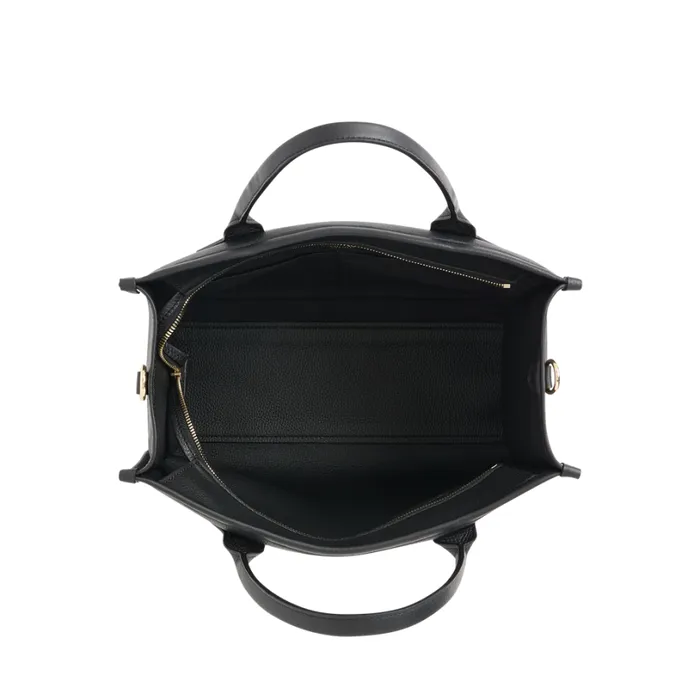 M Zip Tote Black Women Lancel Hand Bags