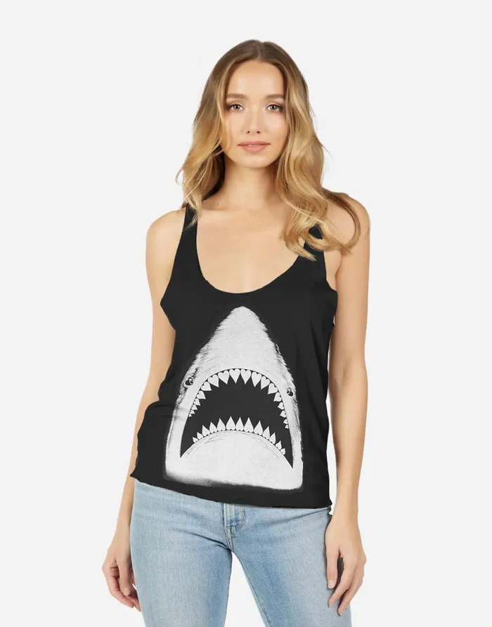 Maisie X Shark Black Women039s Lauren Moshi Tanks