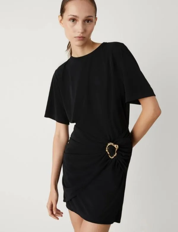 Marella Dresses Women Jersey Dress Black