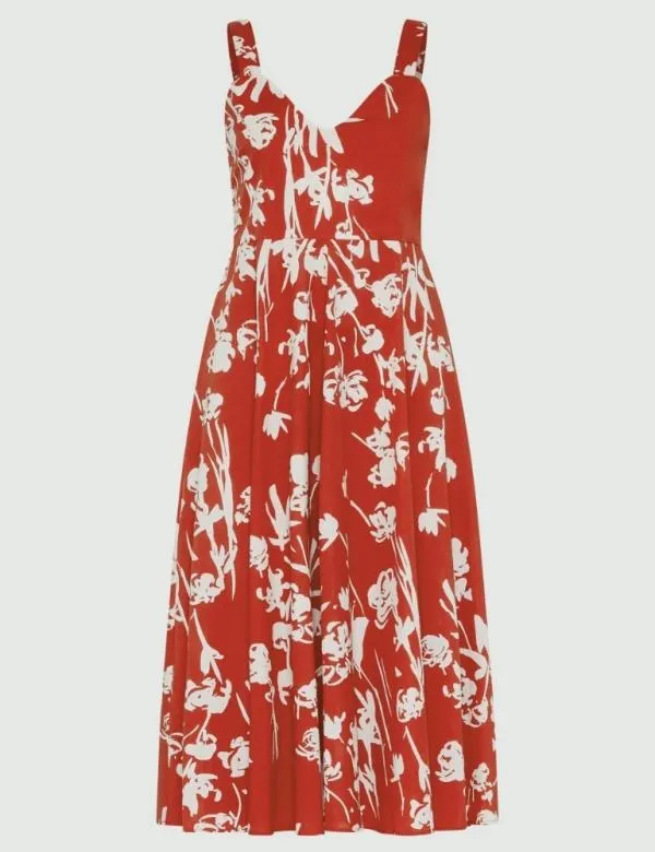 Marella Dresses Women Patterned Dress Red