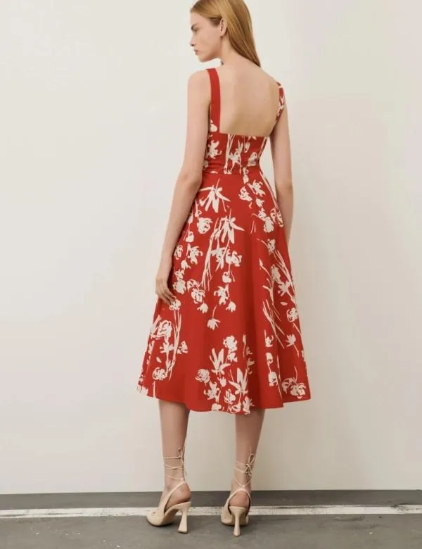 Marella Dresses Women Patterned Dress Red