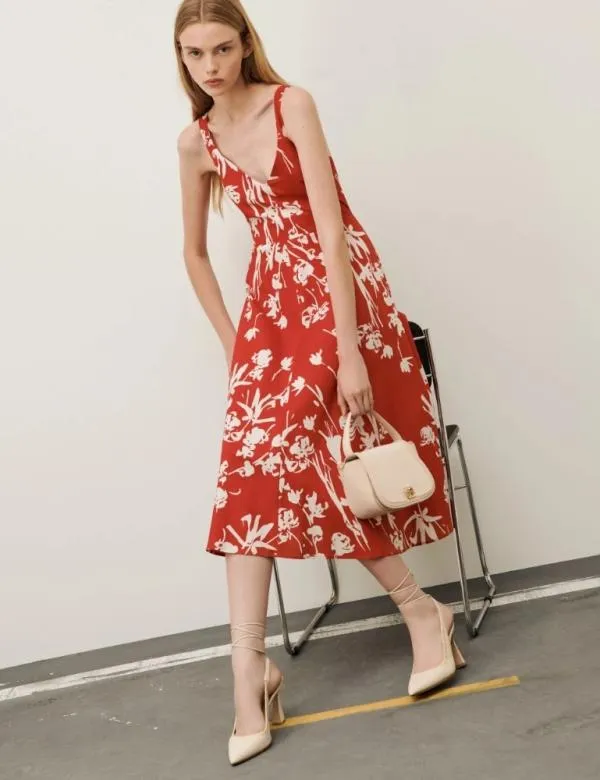 Marella Dresses Women Patterned Dress Red