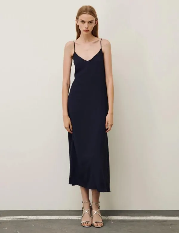 Marella Dresses Women Ruched Dress Navy