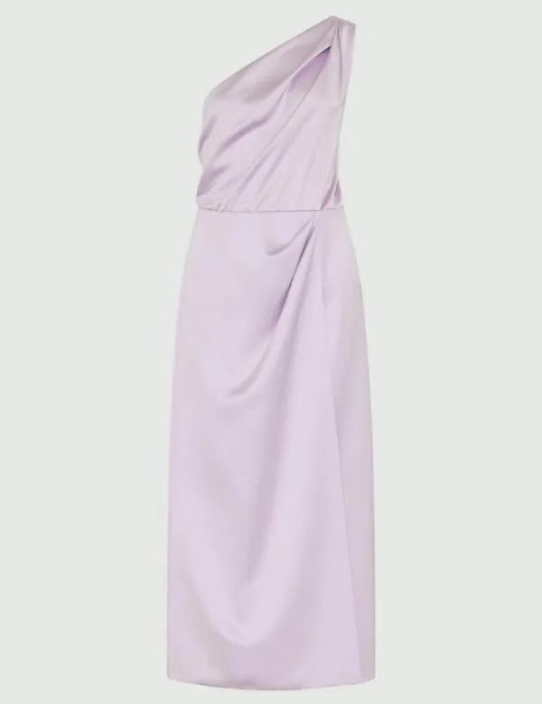 Marella Dresses Women Satin Dress Lilac