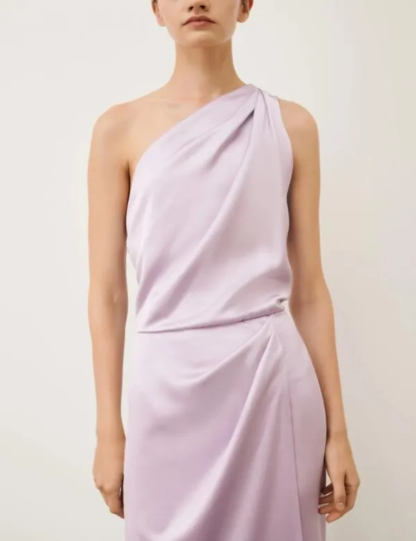 Marella Dresses Women Satin Dress Lilac