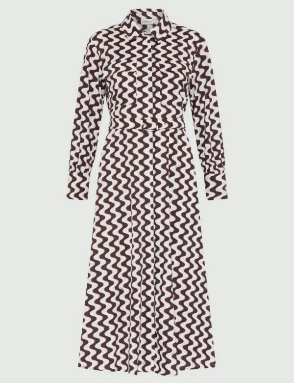 Marella Dresses Women Shirt Dress Chocolate