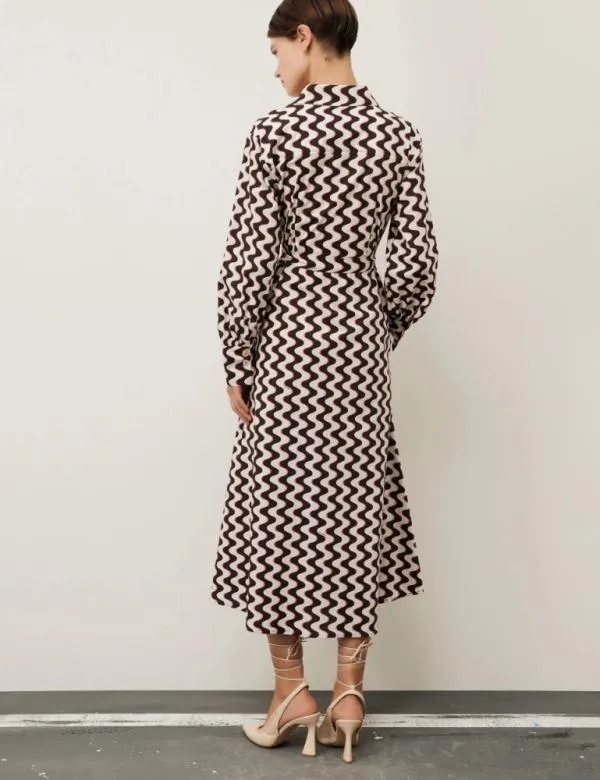 Marella Dresses Women Shirt Dress Chocolate