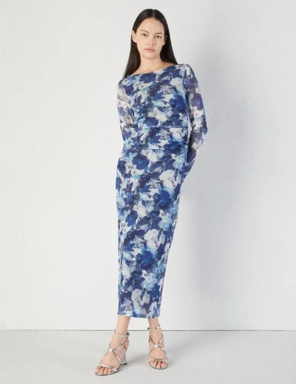 Marella Dresses Women Tulle Dress Navy