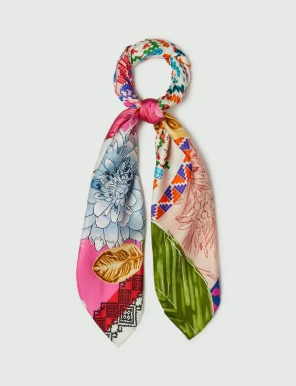 Marella Scarves And Foulard Women Silk Scarf Pink