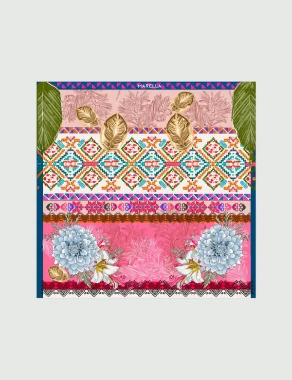 Marella Scarves And Foulard Women Silk Scarf Pink