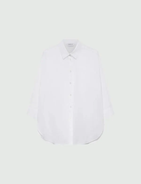 Marella Shirts Women Oversized Shirt White