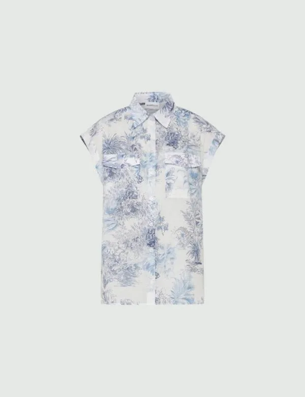 Marella Shirts Women Patterned Shirt Ice