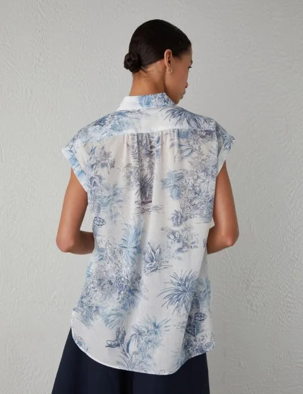 Marella Shirts Women Patterned Shirt Ice