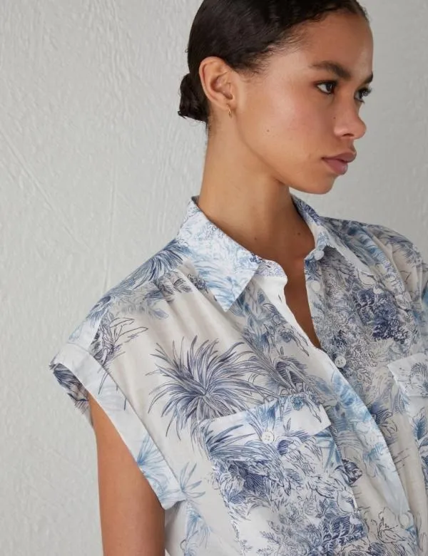 Marella Shirts Women Patterned Shirt Ice