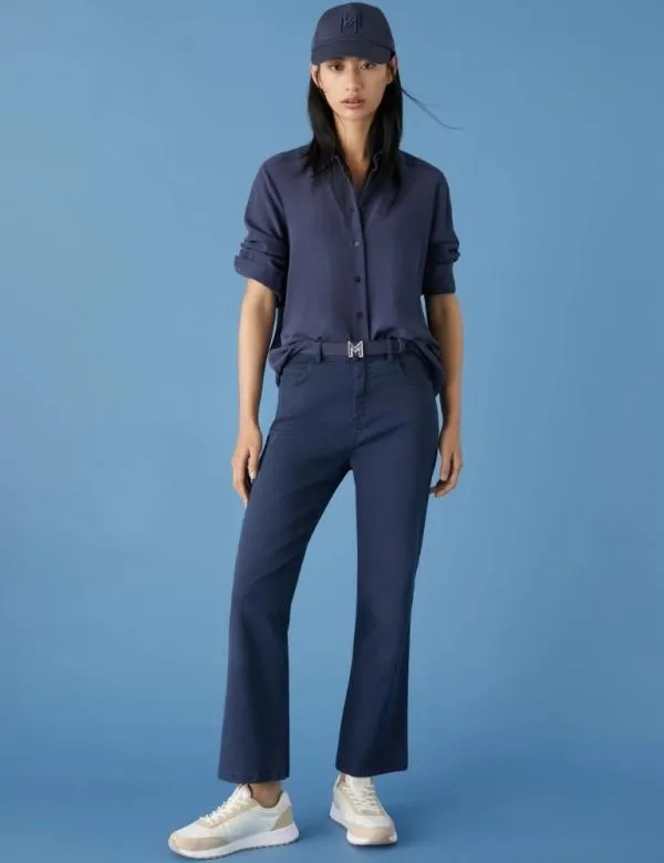 Marella Shirts Women Silk Shirt Midnightblue