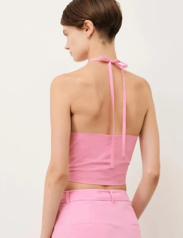 Marella Tops And TShirt Women Crop Top Deep Rose