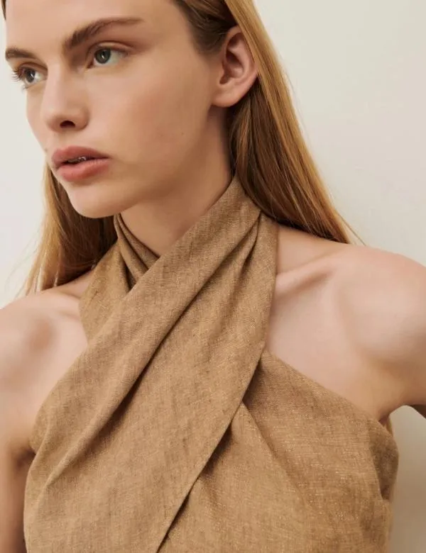 Marella Tops And TShirt Women Crossover Top Beige
