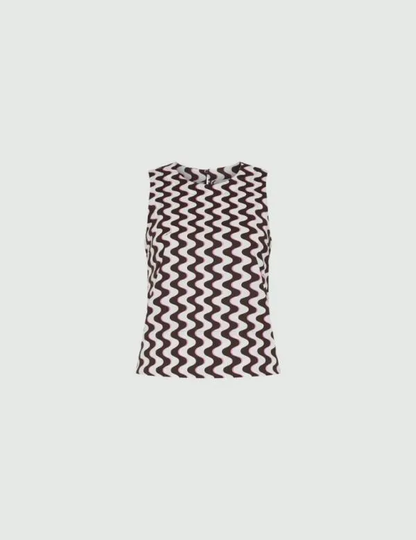 Marella Tops And TShirt Women Flared Top Chocolate