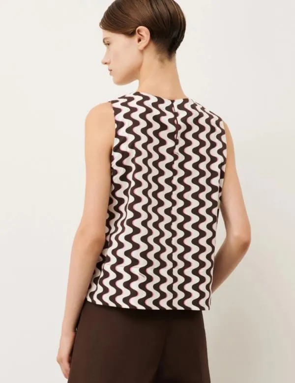 Marella Tops And TShirt Women Flared Top Chocolate