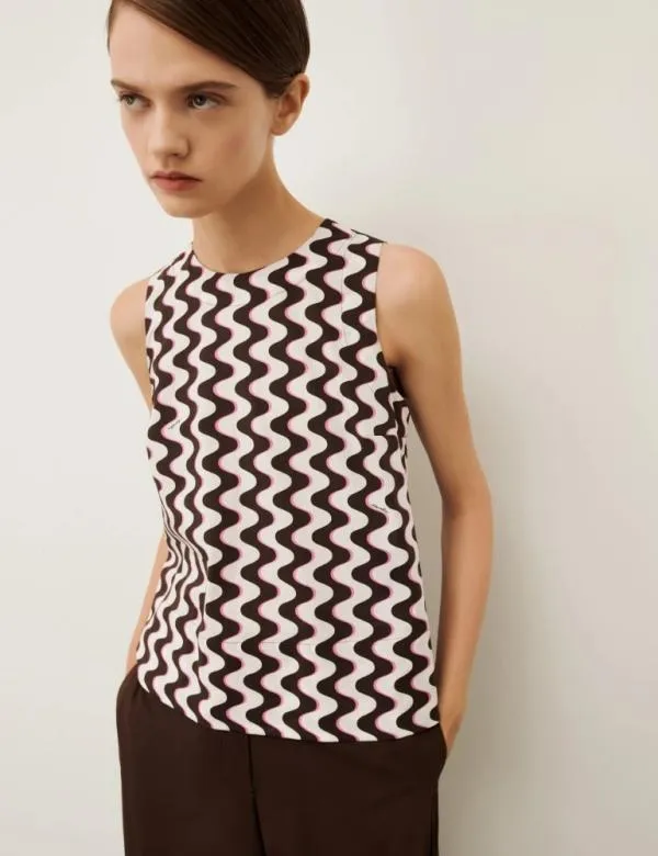 Marella Tops And TShirt Women Flared Top Chocolate