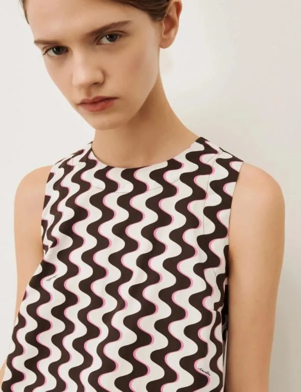 Marella Tops And TShirt Women Flared Top Chocolate