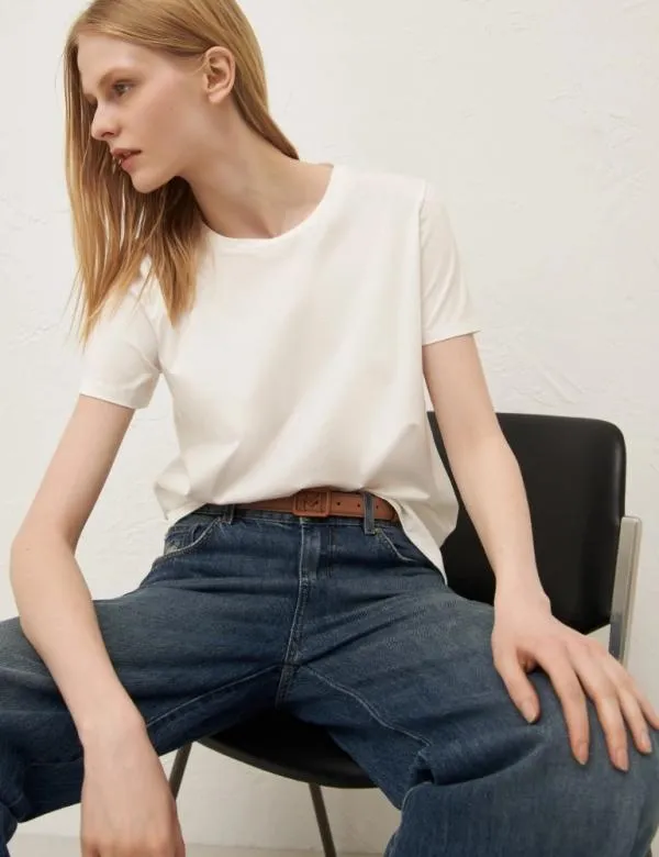 Marella Tops And TShirt Women Jersey Tshirt Ivory