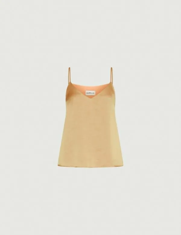 Marella Tops And TShirt Women Lingerielook Top Pistachio Green