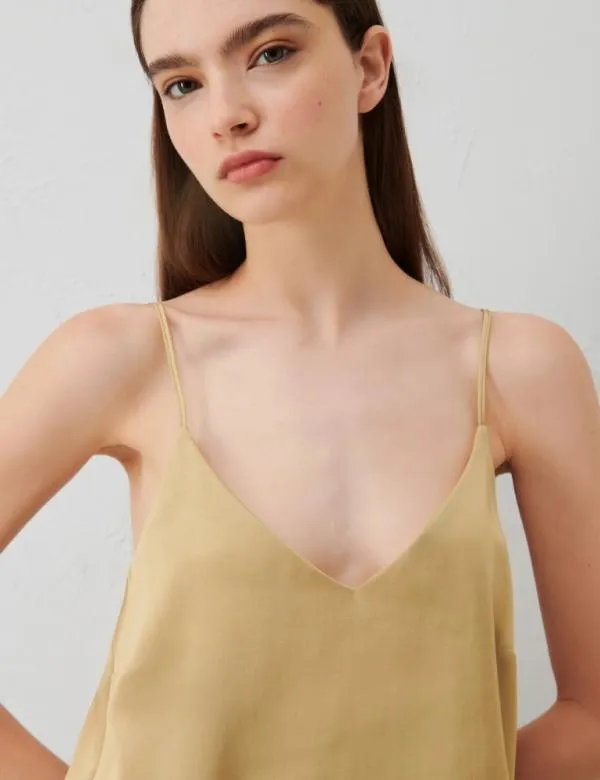 Marella Tops And TShirt Women Lingerielook Top Pistachio Green