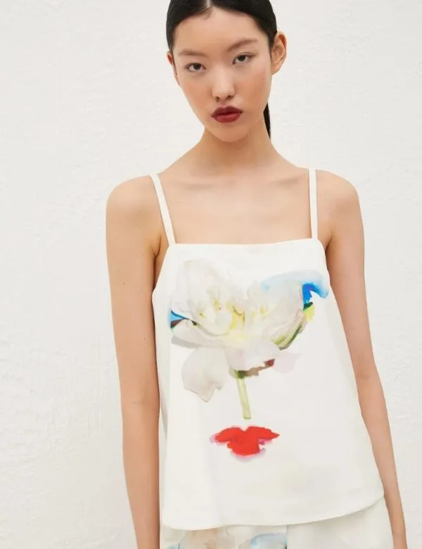 Marella Tops And TShirt Women Lingerielook Top White