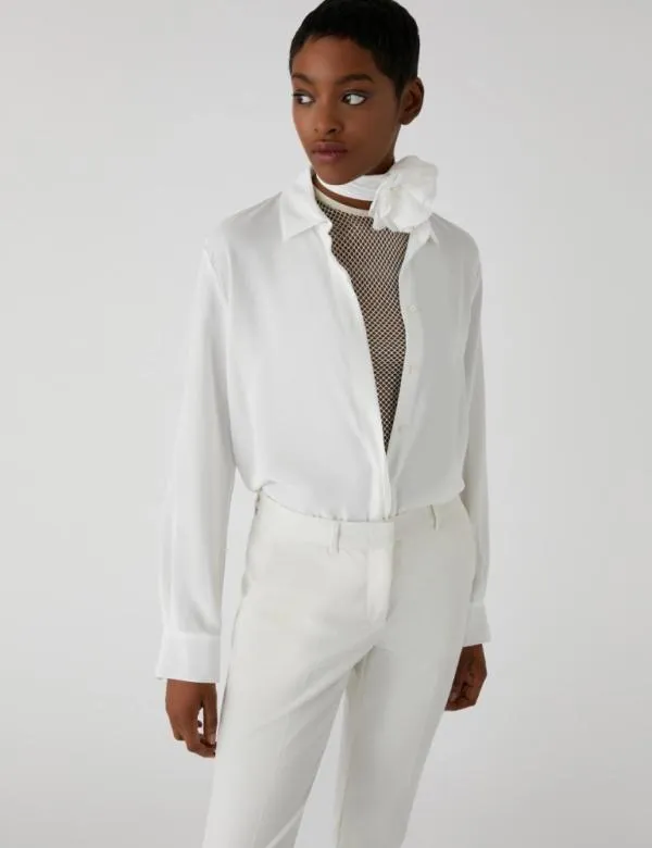 Marella Tops And TShirt Women Mesh Top Wool White