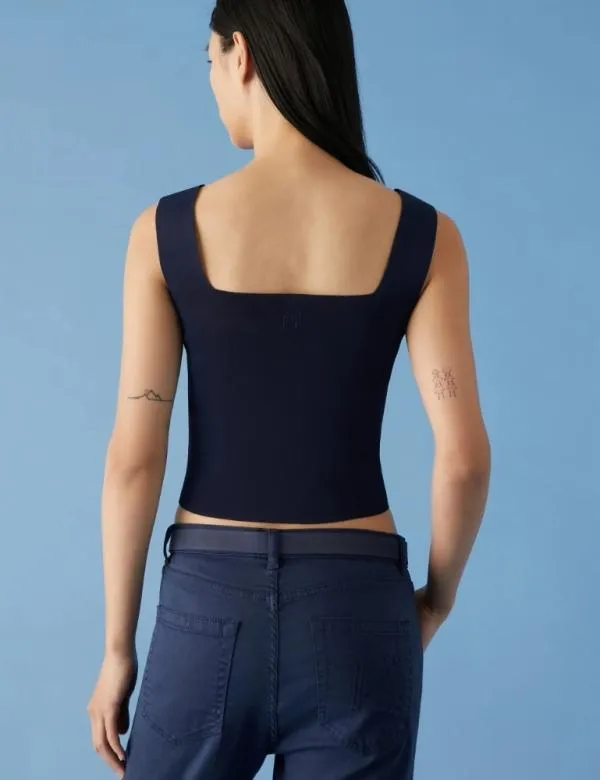 Marella Tops And TShirt Women Micro Top Midnightblue