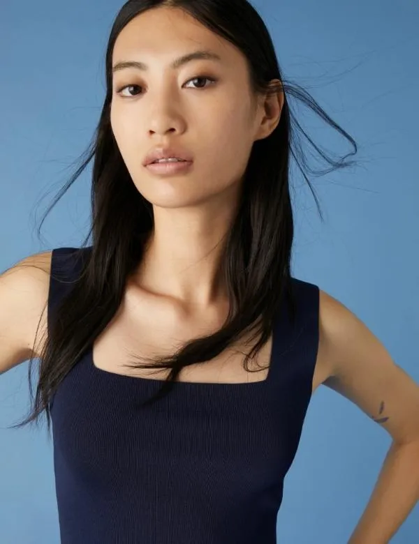Marella Tops And TShirt Women Micro Top Midnightblue