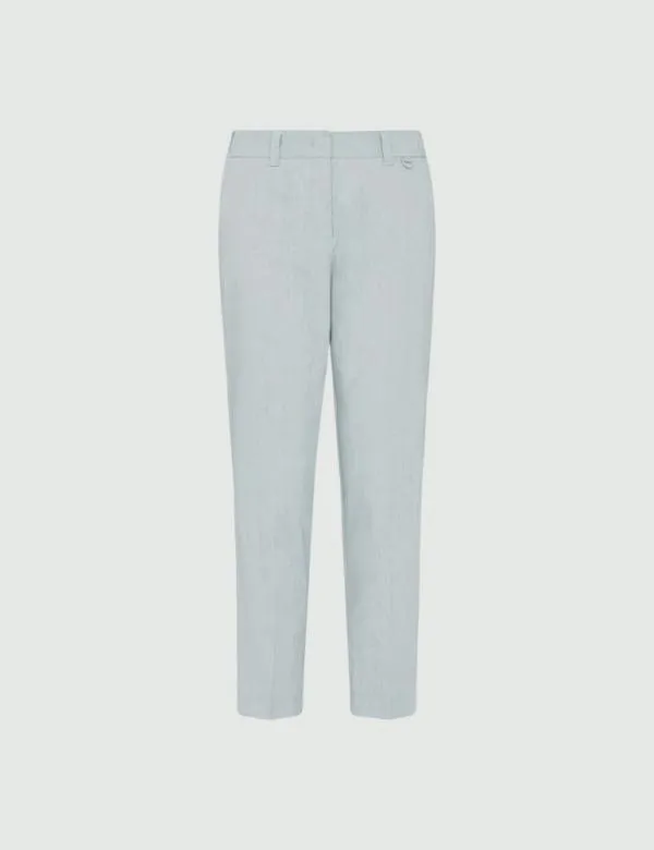 Marella Trousers Women Chinos Skyblue