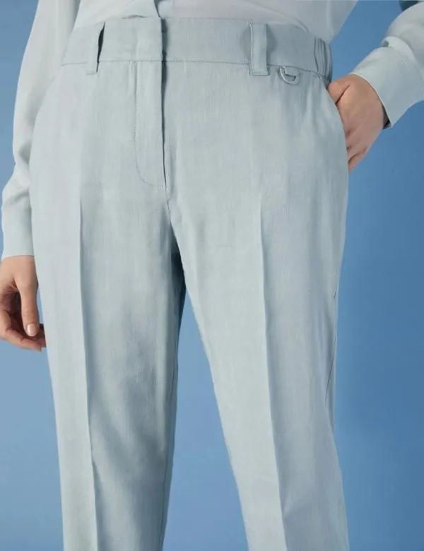 Marella Trousers Women Chinos Skyblue