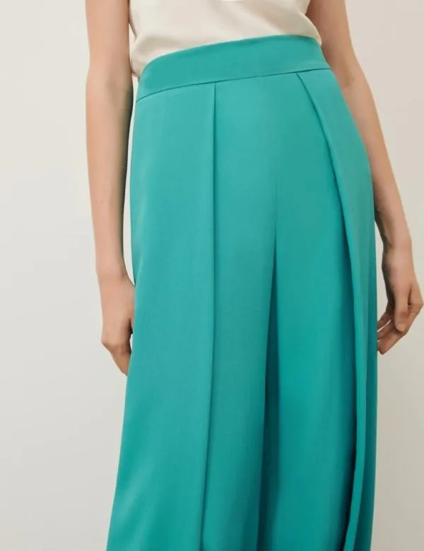Marella Trousers Women Crepe Trousers Emerald