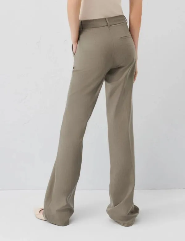 Marella Trousers Women Flared Trousers Hazelnut Brown