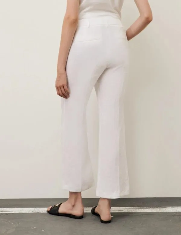 Marella Trousers Women Flared Trousers White