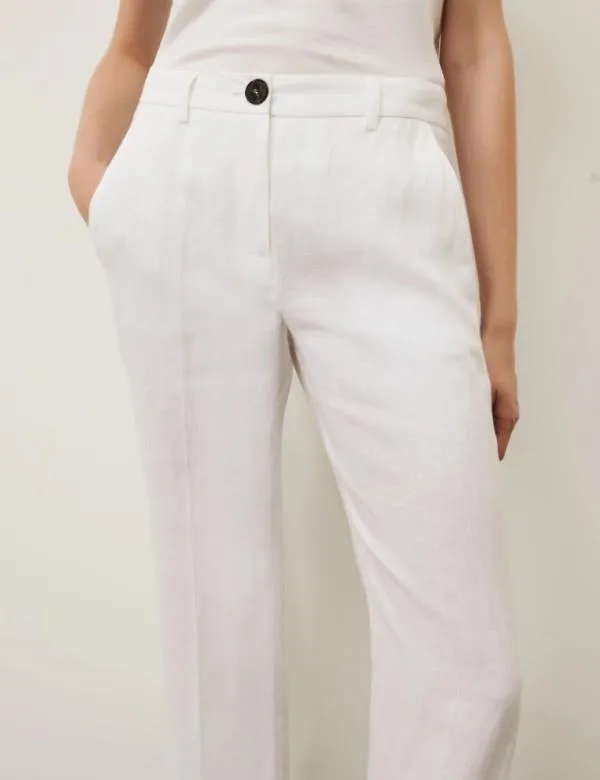 Marella Trousers Women Flared Trousers White