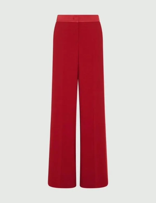 Marella Trousers Women Straightleg Trousers Red