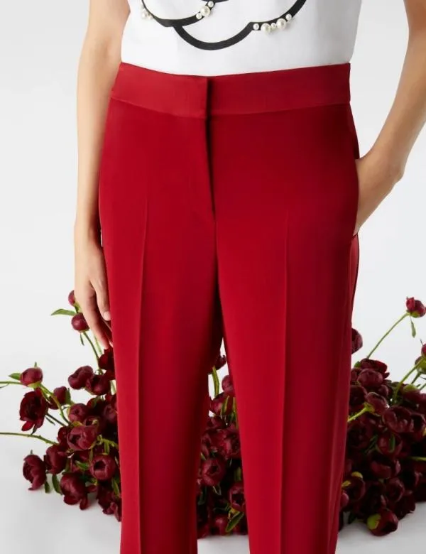 Marella Trousers Women Straightleg Trousers Red