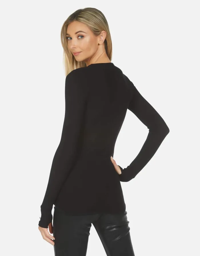 McKinley Star Skull Black Women039s Lauren Moshi Long Sleeve